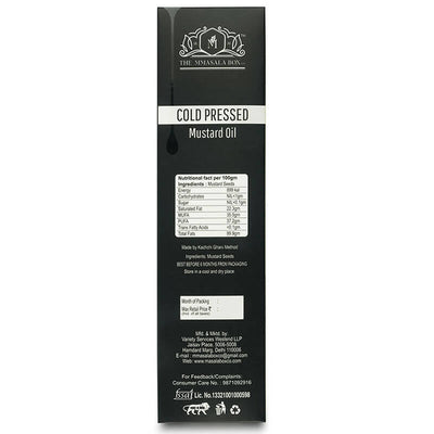 The Mmasala Box Co Cold Pressed Mustard Oil