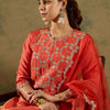 Dhiyona IE Ethnic Motifs Embroidered Kurta With Trousers & Dupatta