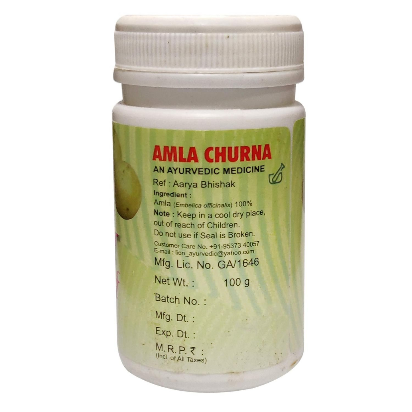 Lion Ayurveda Amla Churna