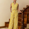 Dhiyona FL Women's Yellow Cotton Printed Co-ord Set