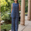 Dhiyona FL Women's Navy Blue Cotton Printed Co-ord Set