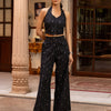 Dhiyona FL Women's Black Printed Cotton Co-ord Set