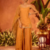 Dhiyona FL Women’s Orange Viscose Chanderi Embroidered Ethnic Straight Kurta Set with Dupatta