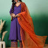 Dhiyona SN Women's Embroidered Striaght Kurta With Pant & Dupatta