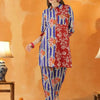 Indyancart IE Women Floral Printed Regular Pure Cotton Kurta with Trousers