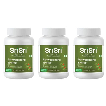 Sri Sri Tattva Ashwagandha Tablets - Indyancart