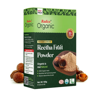 Radico Organic Reetha Hair Treatment Powder