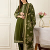 Dhiyona IE Women Ethnic Motifs Printed Regular Pure Cotton Kurta with Trousers & With Dupatta