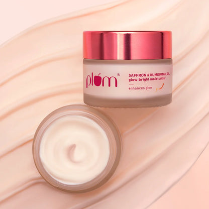 Plum Goodness Saffron & Kumkumadi Oil Glow Bright Moisturizer with SPF 35