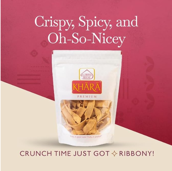 Almond House Ribbon Pakodi-150Gms Canister
