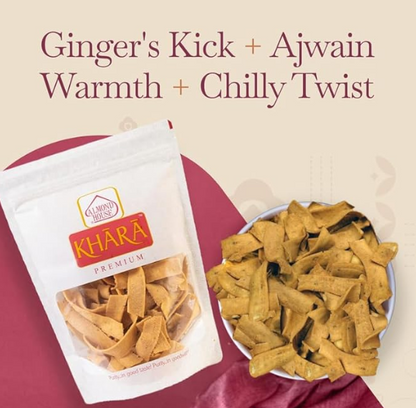 Almond House Ribbon Pakodi snacks in a bowl, crispy, crunchy Indian snack made from rice flour and spices, ready to serve.