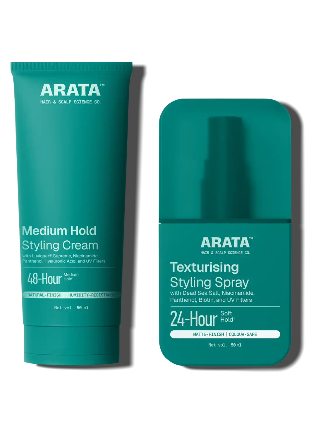 Arata Texturising Styling Spray & Styling Cream Combo
