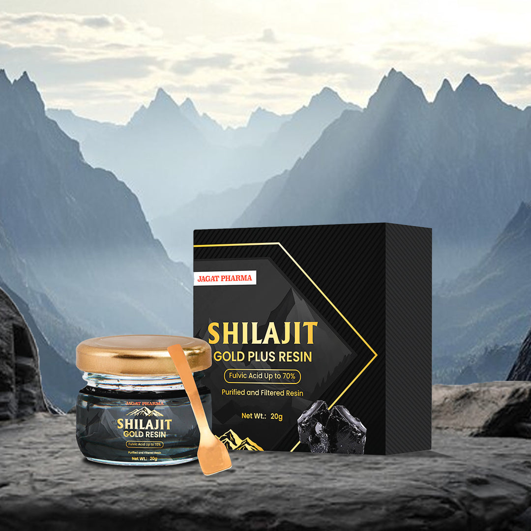 Jagat Pharma Himalayan Sj Gold Plus Resin 20g -For Strength Power Stamina
