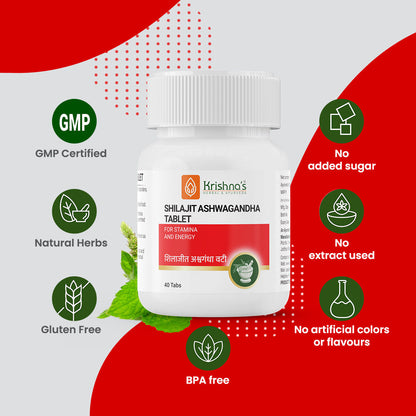 Krishna'S Herbal & Ayurveda SJ Ashwagandha Tablets
