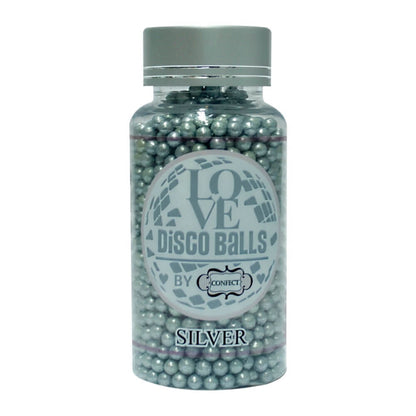 Confect Silver Disco Balls Sprinkles 5 MM