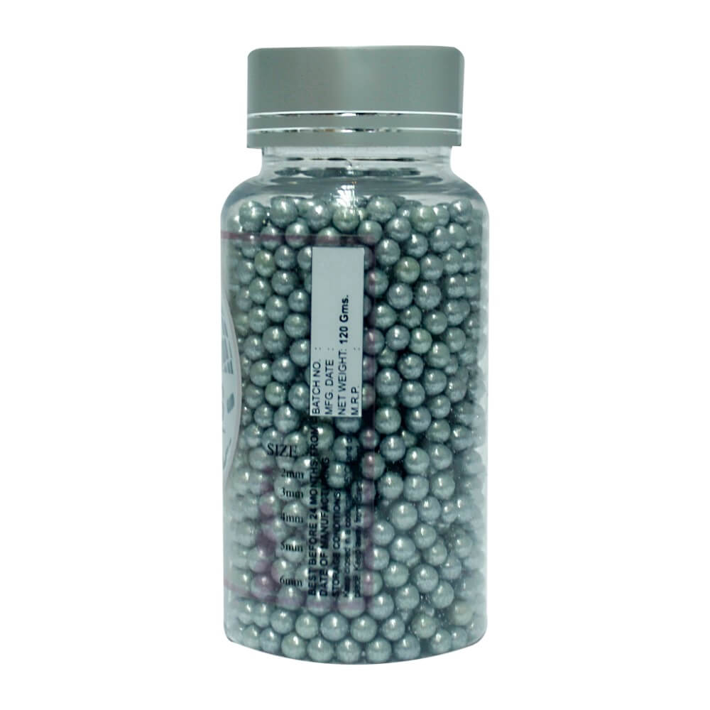 Confect Silver Disco Balls Sprinkles 5 MM