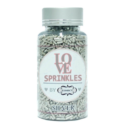 Confect Silver Vermicelli Sprinkles