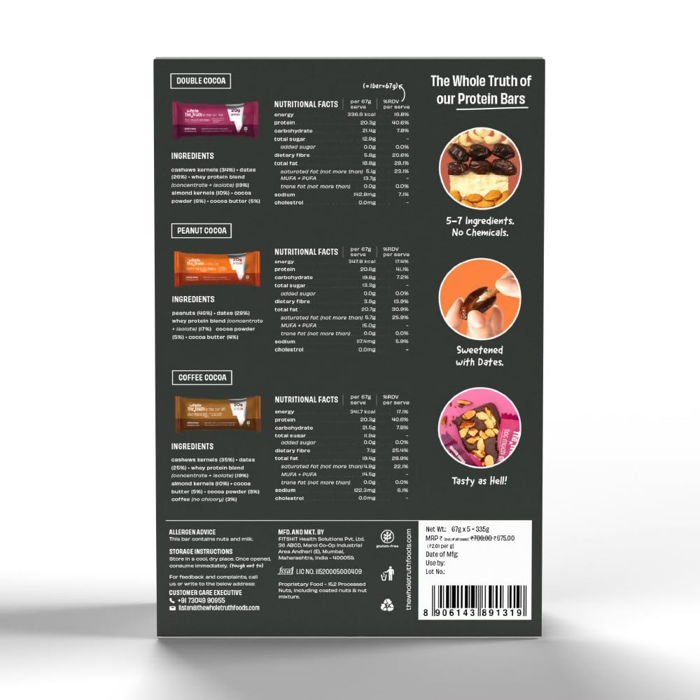 The Whole Truth High Protein All in One Protein Bar