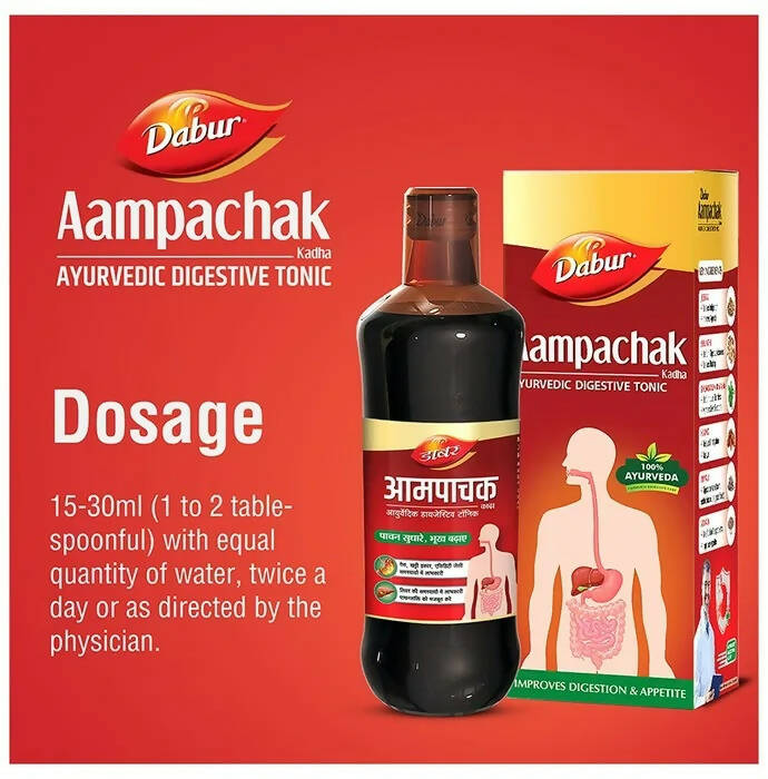 Dabur Aampachak Kadha Ayurvedic Digestive Tonic - Indyancart