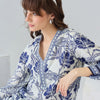 Dhiyona IE Women Floral Printed Regular Pure Cotton Kurta with Trousers