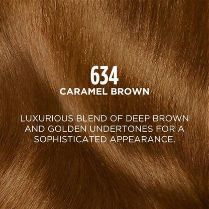 L'Oreal Paris Casting Creme Gloss Ultra Visible Conditioning Hair Color - 634 Caramel Brown - Indyancart