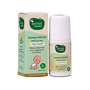 Mother Sparsh Tummy Roll On Hing & Saunf Oil - Indyancart