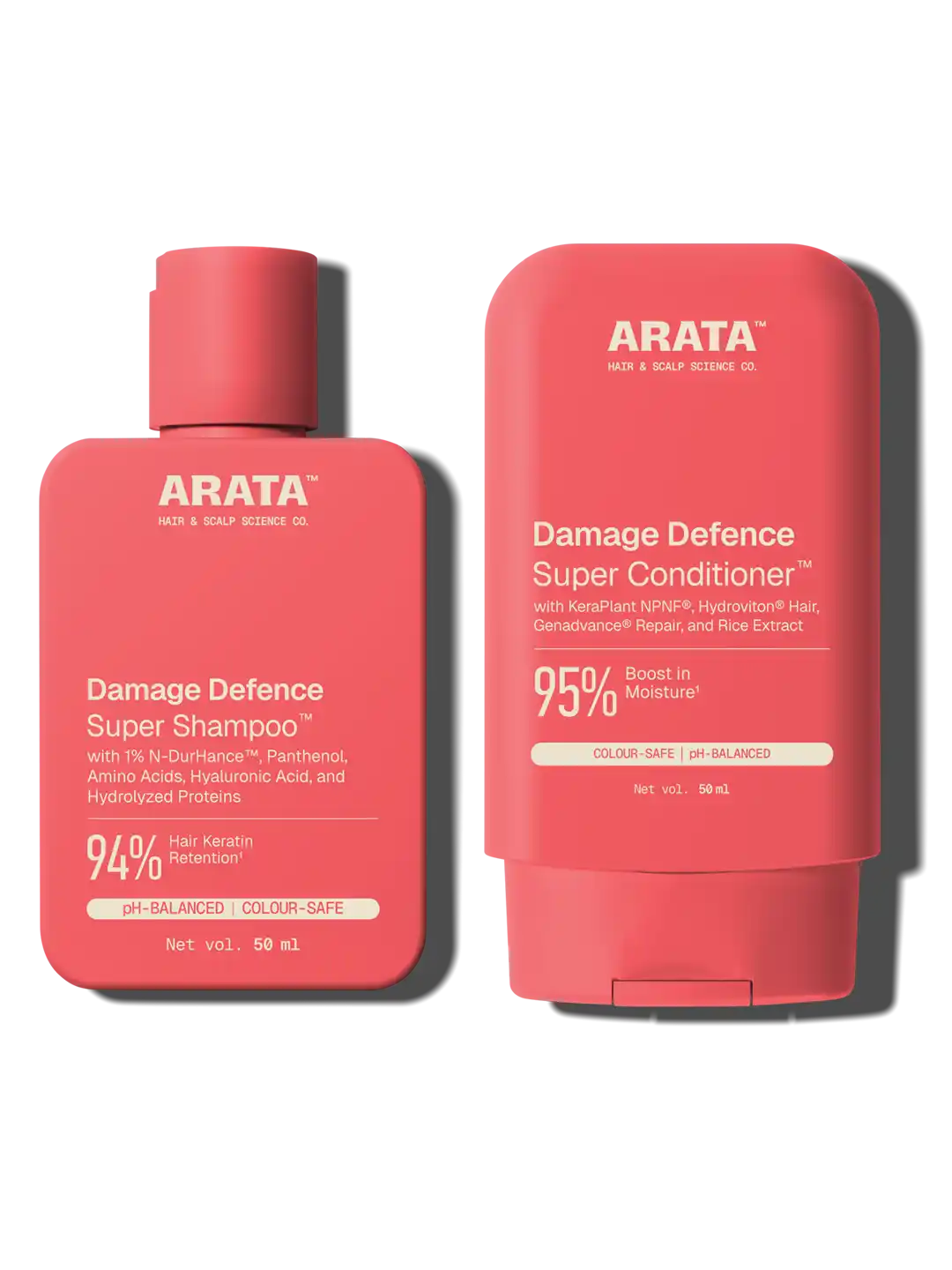 Arata Damage Defence Super Shampoo & Conditioner Combo
