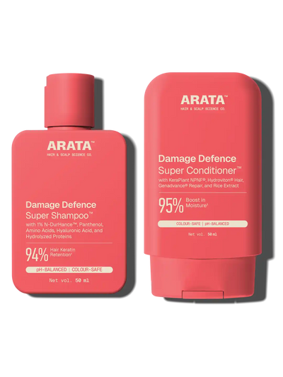 Arata Damage Defence Super Shampoo & Conditioner Combo