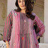 Indyancart IE Women Floral Printed Regular Pure Cotton Kurta with Trousers