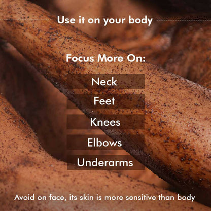 mCaffeine Raw Coffee Body Scrub - Indyancart