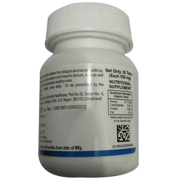 Bakson's Homeopathy Nail & Hair Aid Tablets - Indyancart