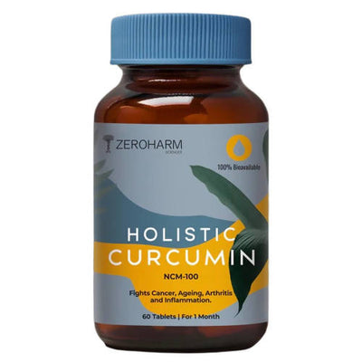 Zeroharm Holistic Curcumin with Piperine Tablets