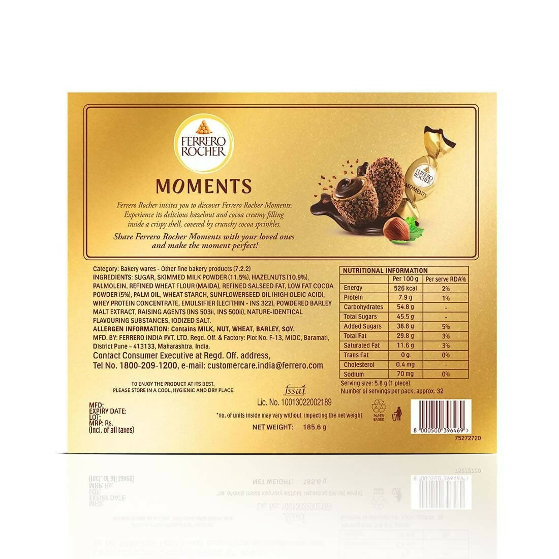 Ferrero Rocher Moments 8 pralines - Indyancart