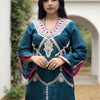 Dhiyona IE Ethnic Motifs Embroidered Straight Kurta With Trousers