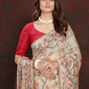 Dhiyona GR Women's Trisha Hot Pink Pure Mul Cotton Jamdani Saree