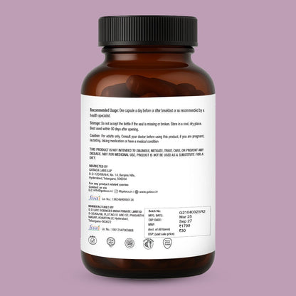 GATACA Pure Trans-Resveratrol - 250 mg Capsules for More Repair, Better Heart, More Life
