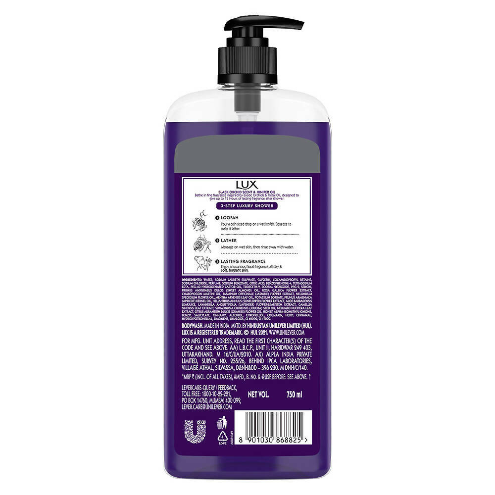 Lux Body Wash with Black Orchid Fragrance & Juniper Oil - Indyancart