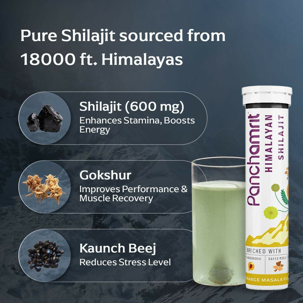 Panchamrit Himalayan SJ 600mg Effervescent Tablets
