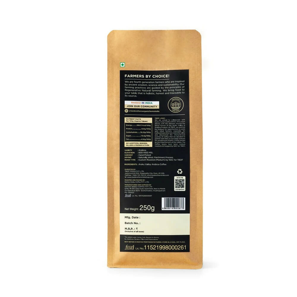 Two Brothers Organic Farms Moka Pot-Native Araku Valley Coffee