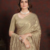 Dhiyona GR Women's Twilight Gold Satin Silk Saree