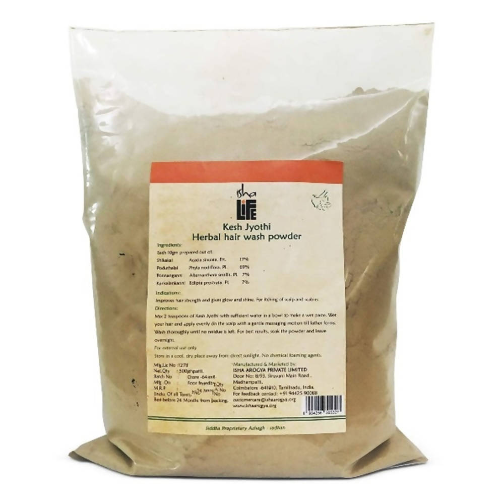 Isha Life Kesh Jyoti Herbal Hair Wash Powder - Indyancart