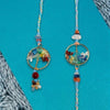 Dhiyona Set Of 2 Artificial Stones Bhaiya Bhabhi Rakhi With Roli Chawal Chandan Mishri