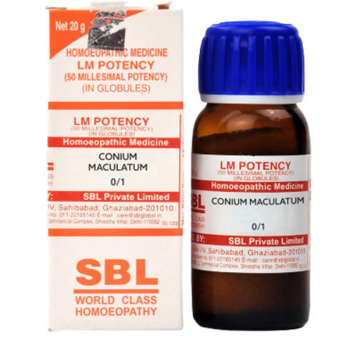 SBL Homeopathy Conium Maculatum LM Potency
