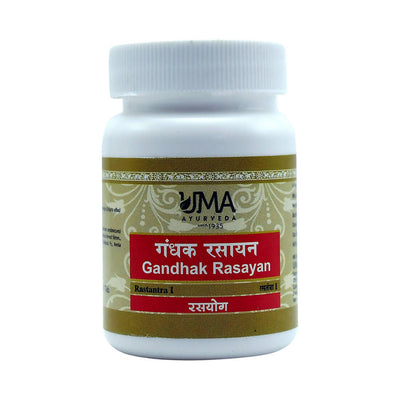 Uma Ayurveda Gandhak Rasayan Tablets