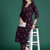 Indyancart IE Indo era Printed Straight Top & Trousers Co-Ords Set
