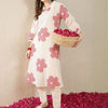 Dhiyona IE Printed Shirt Collar Pure Cotton Top & Trouser