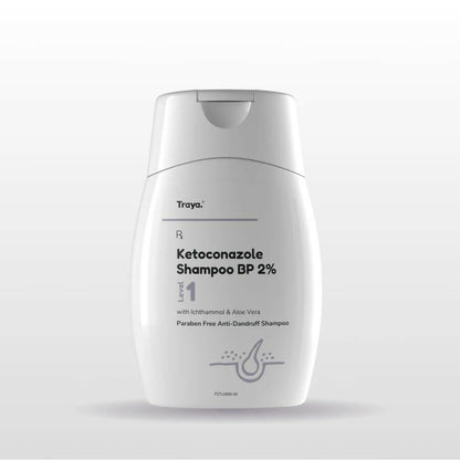 Traya Ketoconazole Shampoo BP 2% with Ichthammol & Aloe Vera