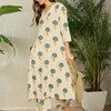 Dhiyona IE Women Floral Printed Regular Kurta with Trousers