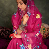 Dhiyona IE Women Floral Printed Cotton A-Line Kurta with Trousers & Dupatta