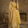 Dhiyona SN Women's Ethnic Motifs Printed Regular Mirror Work Pure Cotton Kurti set